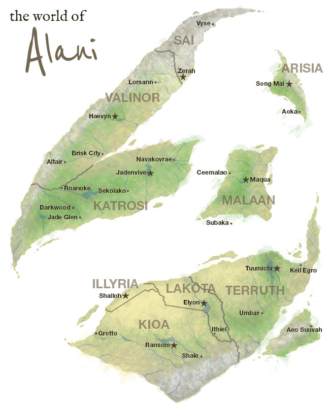 Alani world map Alani world map