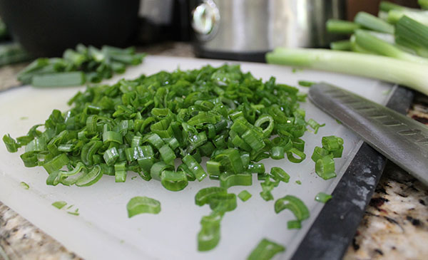 Classic chopped green onions