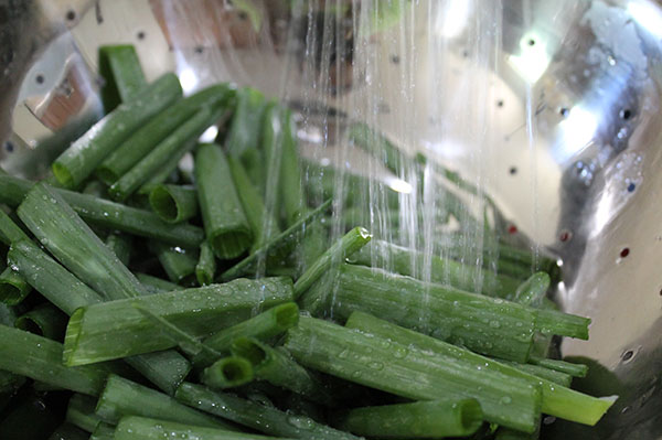 Green onions for ramen