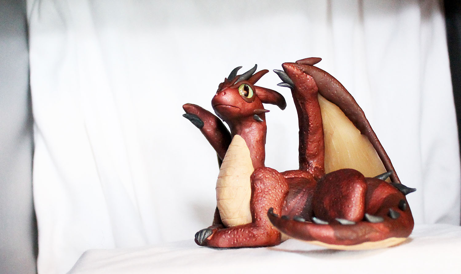 Game of Thrones inspired clay dragon
